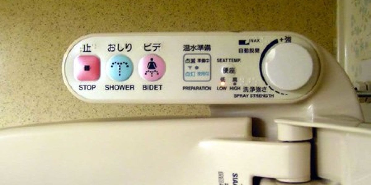 Iconos de un retrete japonés