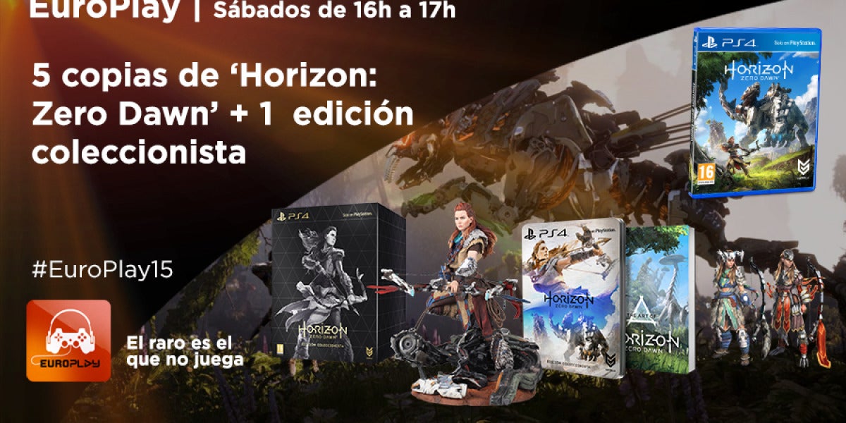 Llévate una copia de Horizon Dawn con Europlay