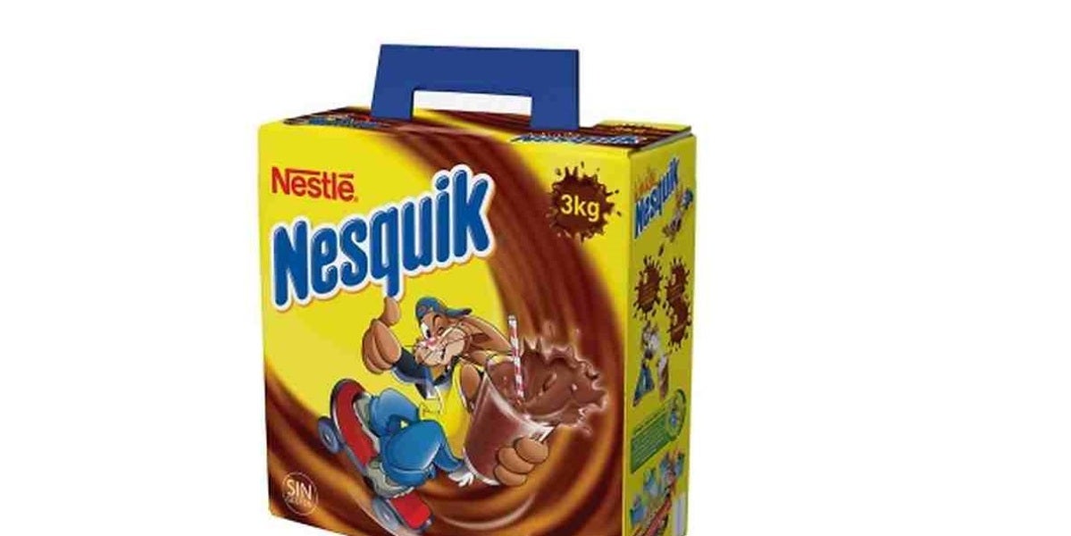 Una caja de Nesquik