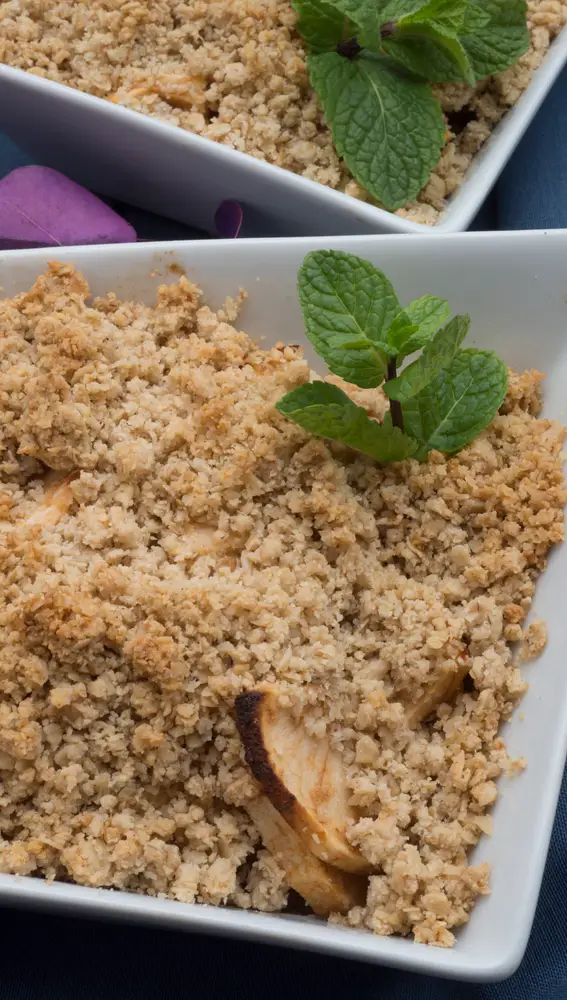 Manzana, avena y almendras Manzana, avena y almendras