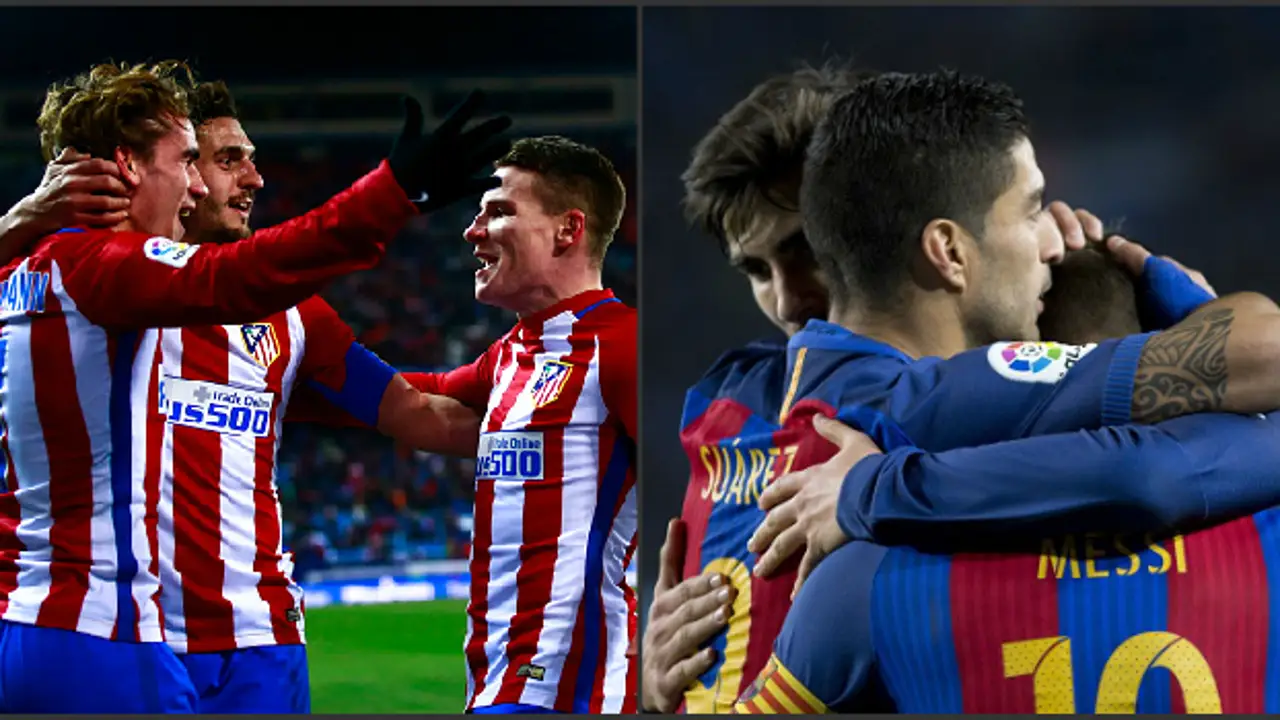 Atlético de Madrid y FC Barcelona Atlético de Madrid y FC Barcelona