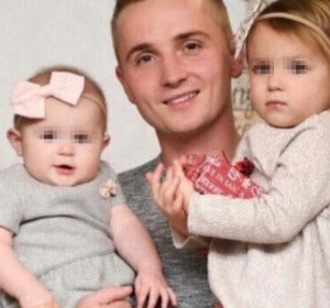Vadim Kondratyuk con su mujer e hijas Vadim Kondratyuk con su mujer e hijas