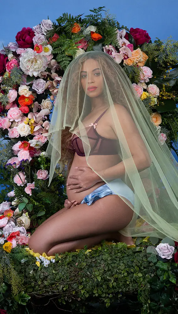 La foto con la que Beyoncé anunció su embarazo en Instagram La foto con la que Beyoncé anunció su embarazo en Instagram
