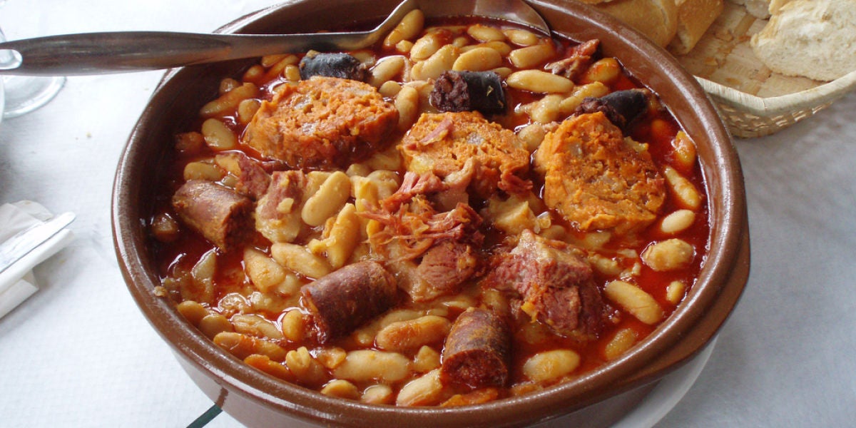 ¡Cómo nos gusta una fabada asturiana!