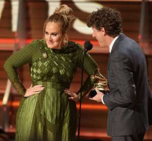 Adele en la gala de los Grammy 2017 Adele en la gala de los Grammy 2017