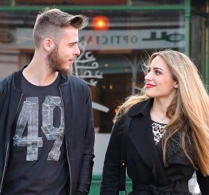 Edurne y David de Gea Edurne y David de Gea