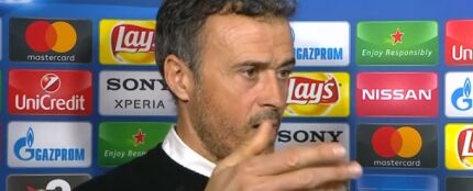 Luis Enrique se encara con un periodista Luis Enrique se encara con un periodista