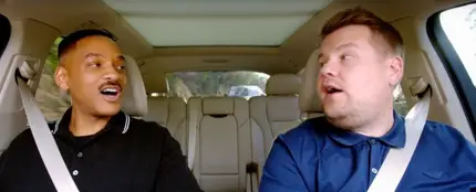 Will Smith en el Carpool Karaoke de James Corden Will Smith en el Carpool Karaoke de James Corden