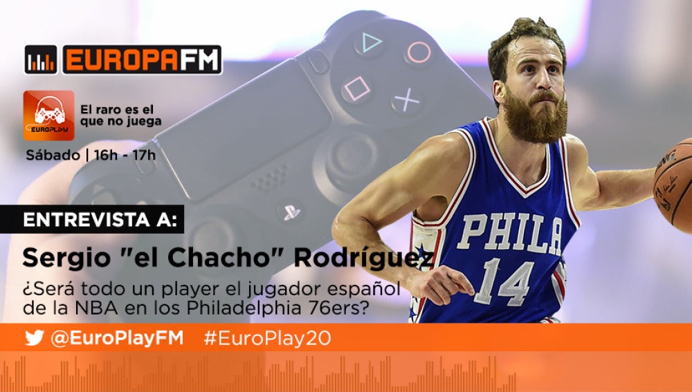 El jugador de la NBA, Sergio 'el Chacho' Rodríguez, en EuroPlay