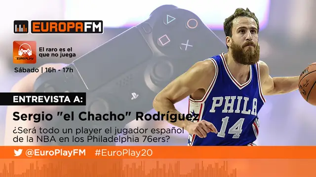 El jugador de la NBA, Sergio 'el Chacho' Rodríguez, en EuroPlay