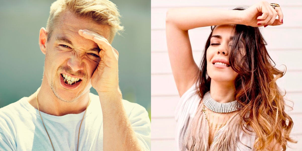 Diplo y Beatriz Luengo