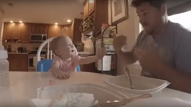Kevin Nadrowski y su hija