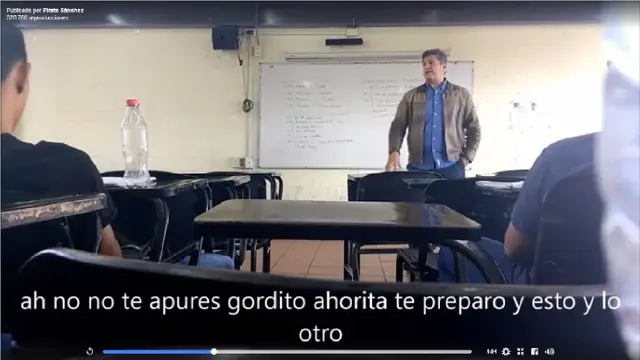 Comentarios machistas por parte de un profesor universitario