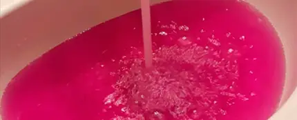 Agua rosa en Canadá Agua rosa en Canadá