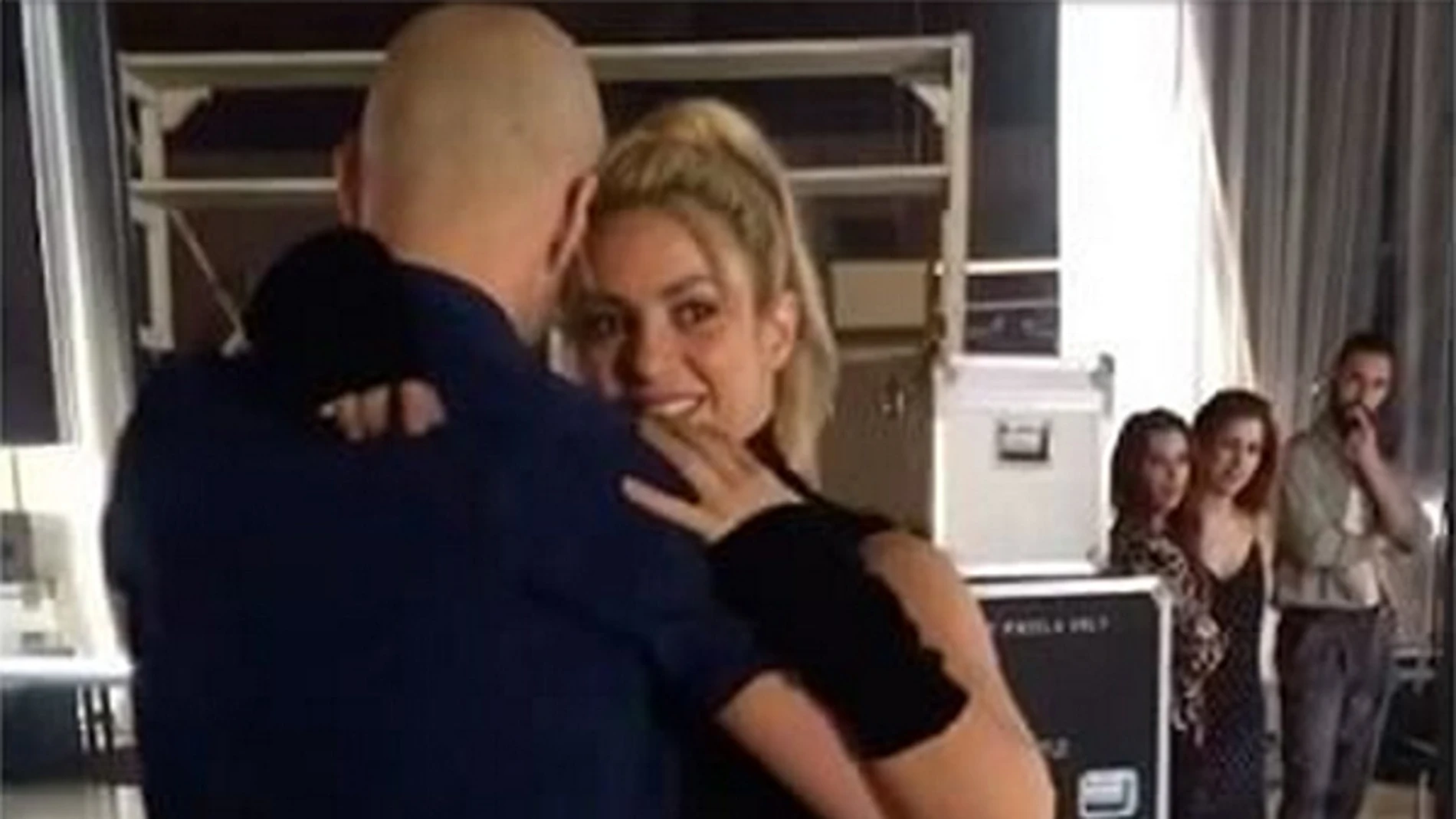 Shakira en el set de rodaje de 'Deja Vu' Shakira en el set de rodaje de 'Deja Vu'