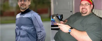 Un hombre cambia radicalmente su imagen tras un año sin comer comida basura Un hombre cambia radicalmente su imagen tras un año sin comer comida basura