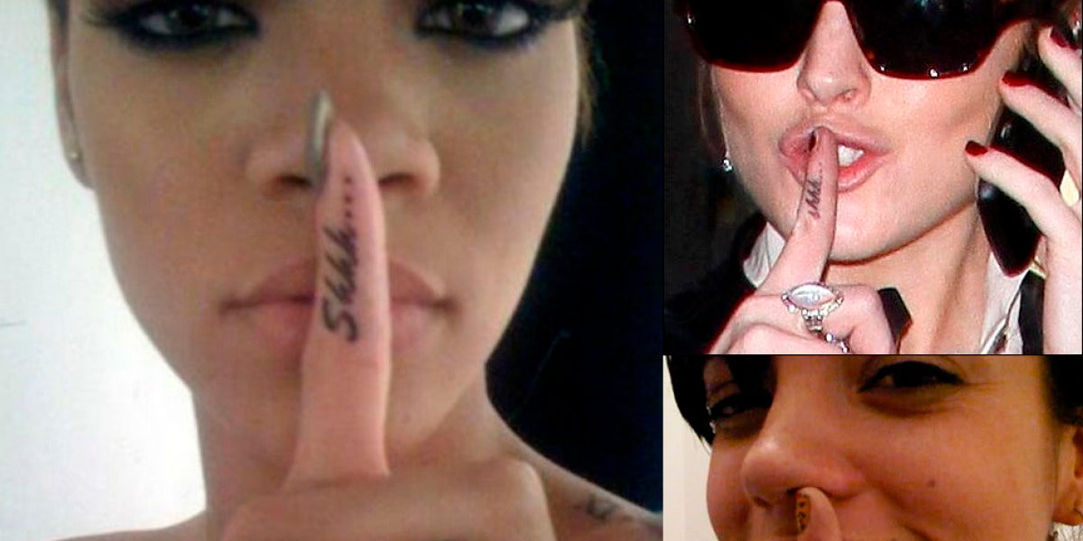 El tatuaje de Rihanna que han copiado Lindsay Lohan y Lily Allen
