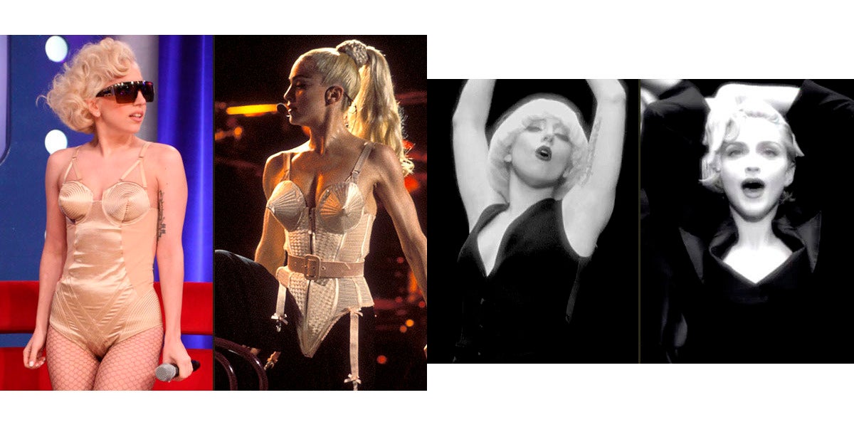 Lady Gaga quizás se inspira mucho en Madonna