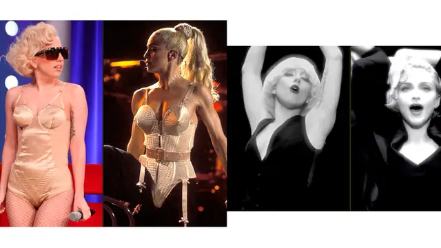 Lady Gaga quizás se inspira mucho en Madonna