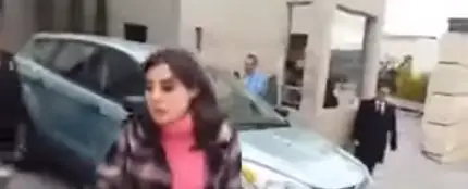 La mujer captada en vídeo La mujer captada en vídeo