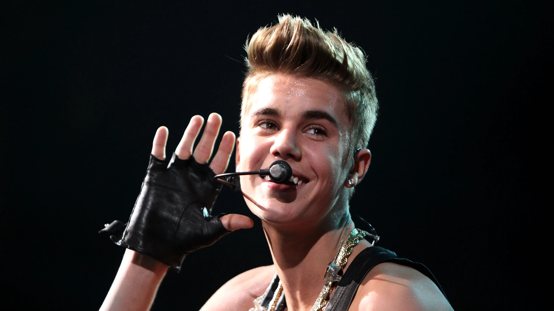 Justin Bieber en un concierto Justin Bieber en un concierto
