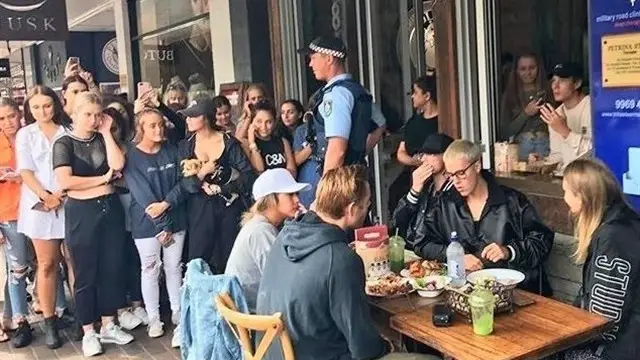 Justin Bieber, acosado por sus fans