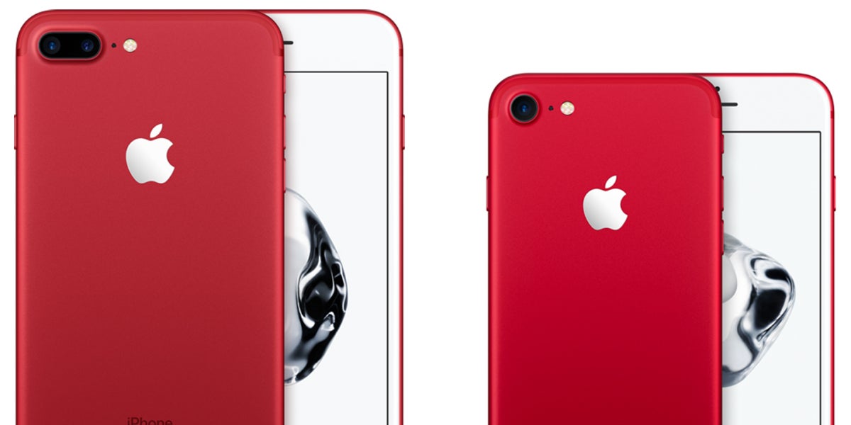 iPhone 7 y iPhone 7 Plus en su edición especial para la lucha contra el VIH