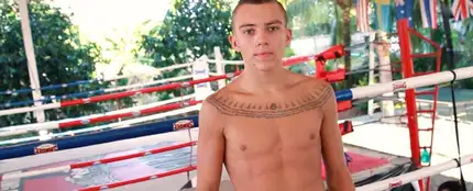 El luchador de Muay Thai, Jordan Coe El luchador de Muay Thai, Jordan Coe