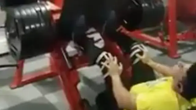 Terrible lesión durante un entrenamiento