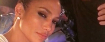 Jennifer Lopez en el estudio de grabación