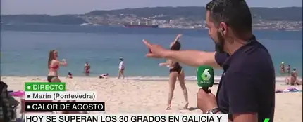 El troleo de dos chicas al reportero David Espiño El troleo de dos chicas al reportero David Espiño