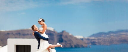 Boda en Santorini