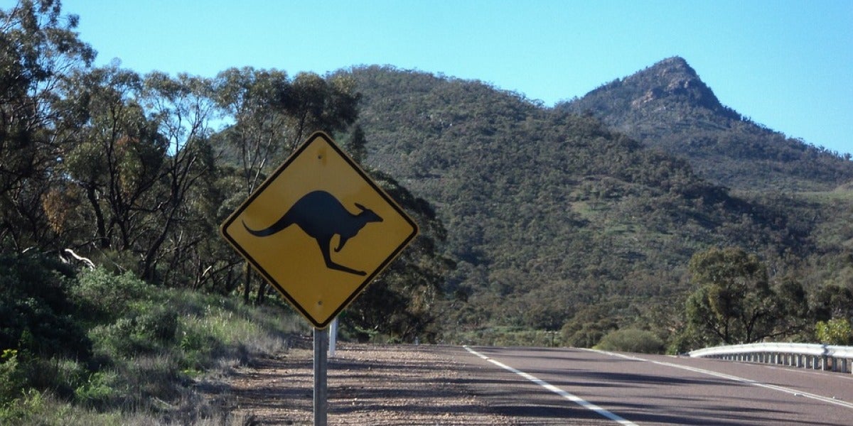 Carretera en Australia