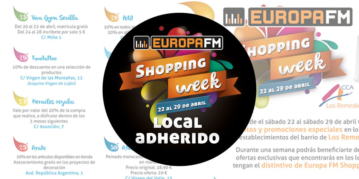 Europa FM Shopping Week en Sevilla