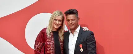 Cristina Cifuentes junto a Alejandro Sanz Cristina Cifuentes junto a Alejandro Sanz