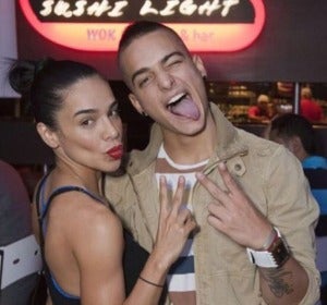 Yury Arias junto a su sobrino Maluma Yury Arias junto a su sobrino Maluma