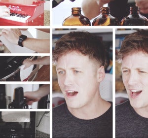 Cover de 'Believe' de Imagine Dragons hecha con objetos de cocina Cover de 'Believe' de Imagine Dragons hecha con objetos de cocina
