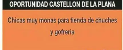Anuncio sexista busca "chicas muy monas" para trabajar Anuncio sexista busca "chicas muy monas" para trabajar