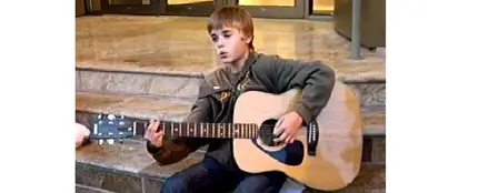 Justin Bieber de pequeño Justin Bieber de pequeño