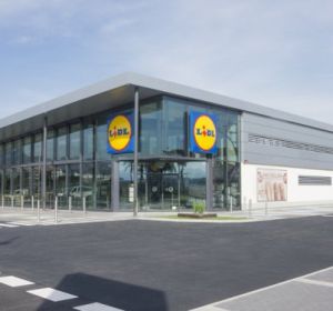 Imagen de un supermercado Lidl Imagen de un supermercado Lidl