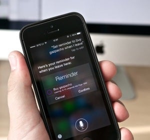 Siri en un iPhone Siri en un iPhone