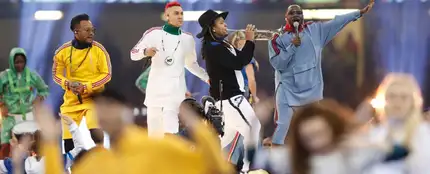 Los Black Eyed Peas en la final de la Champions Los Black Eyed Peas en la final de la Champions