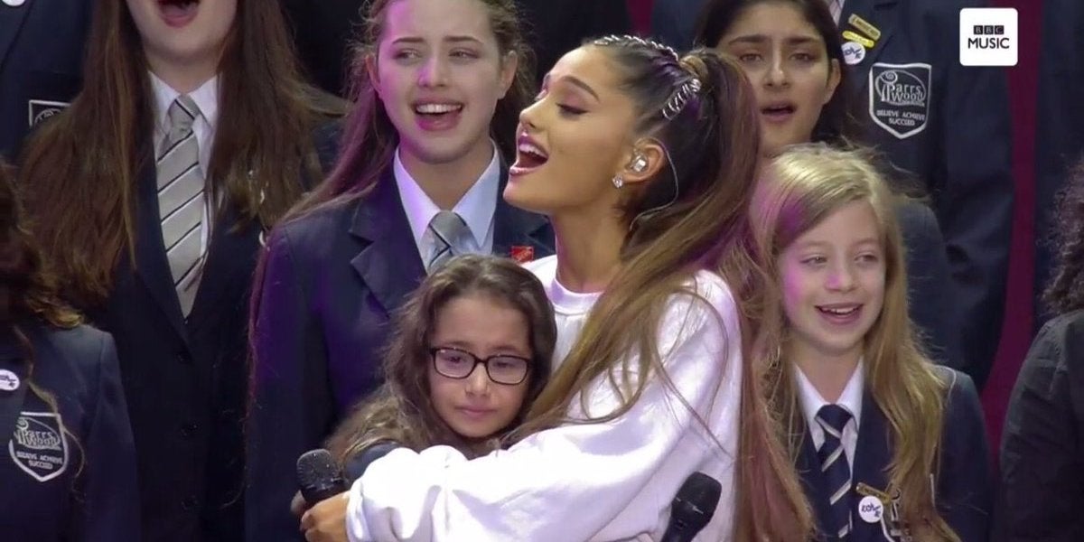 Concierto solidario de Ariana Grande en Manchester