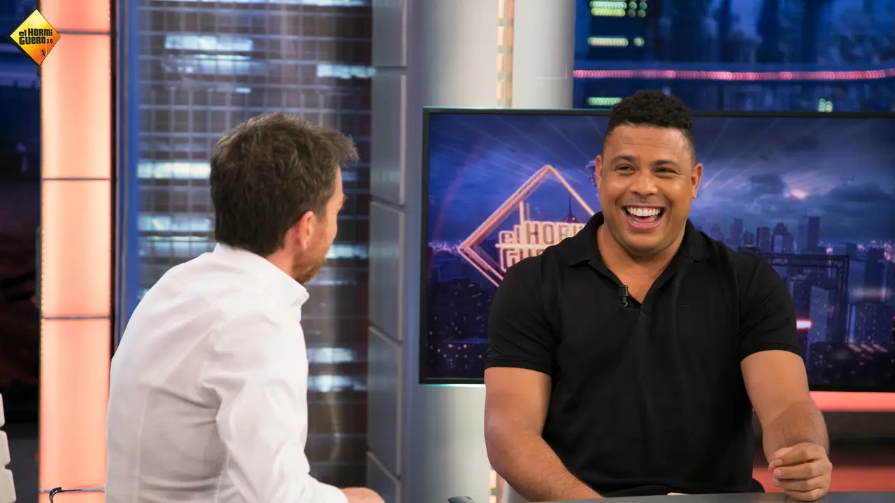 Ronaldo Nazario, en El Hormiguero con Pablo Motos Ronaldo Nazario, en El Hormiguero con Pablo Motos