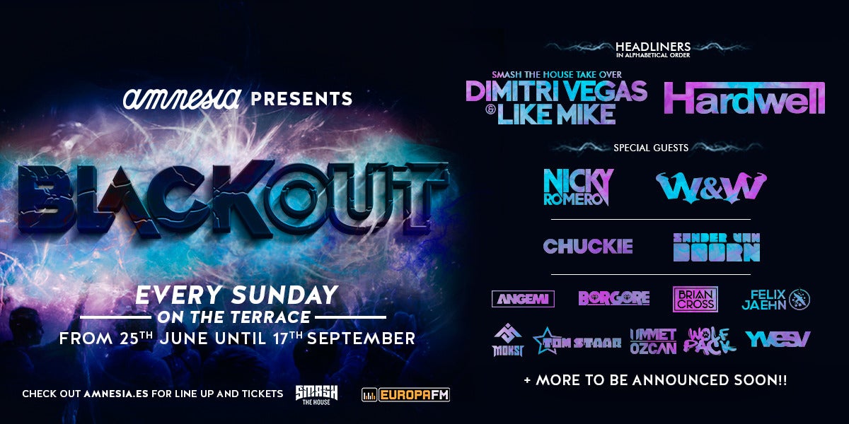 Fiesta Black Out en Amnesia Ibiza