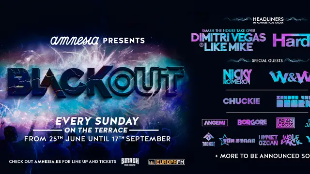 Fiesta Black Out en Amnesia Ibiza
