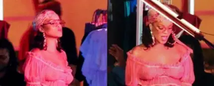 Rihanna en el rodaje de su nuevo vídeo Rihanna en el rodaje de su nuevo vídeo