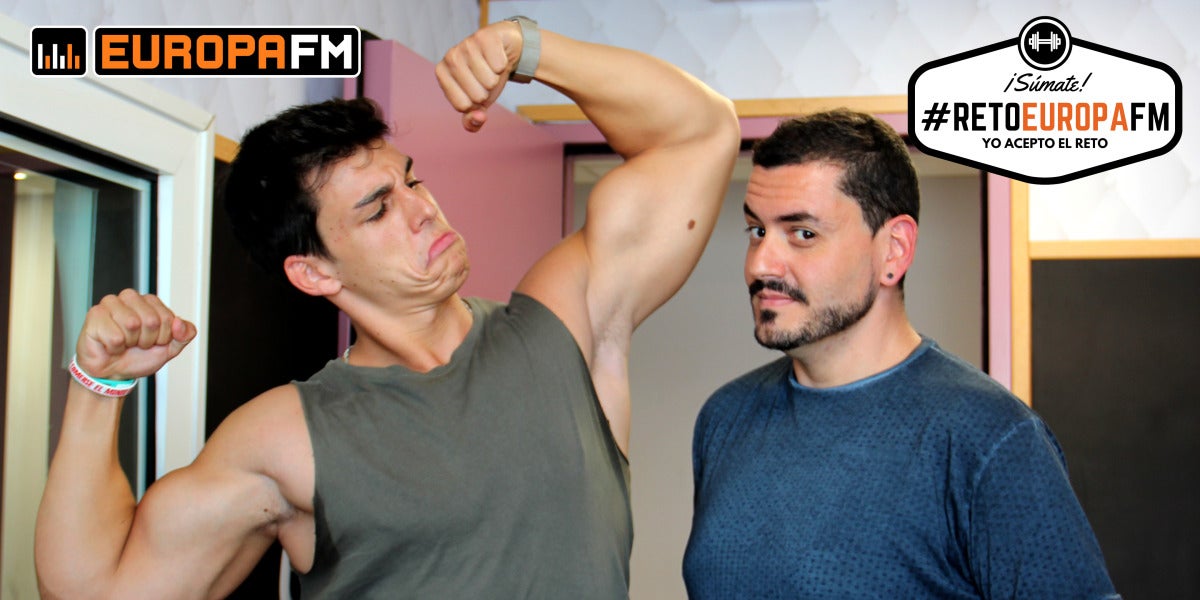 Ernest The Fitness Boy le propone a Juanma Romero un nuevo mini objetivo del #retoEuropaFM