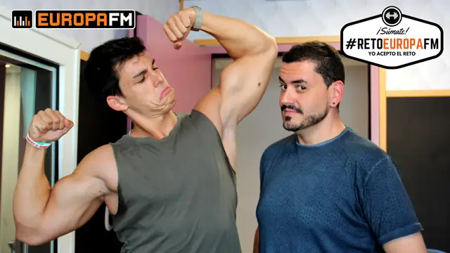 Ernest The Fitness Boy le propone a Juanma Romero un nuevo mini objetivo del #retoEuropaFM