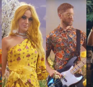 Pharrell Williams, Katy Perry, Calvin Harris y Big Sean en el vídeo de 'Feels' Pharrell Williams, Katy Perry, Calvin Harris y Big Sean en el vídeo de 'Feels'